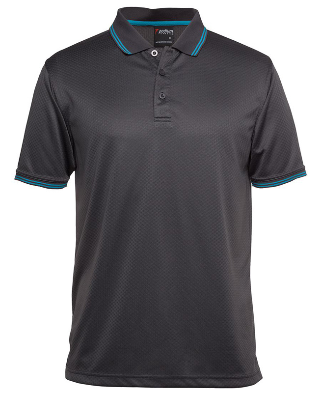 Jacquard Contrast Polo image3